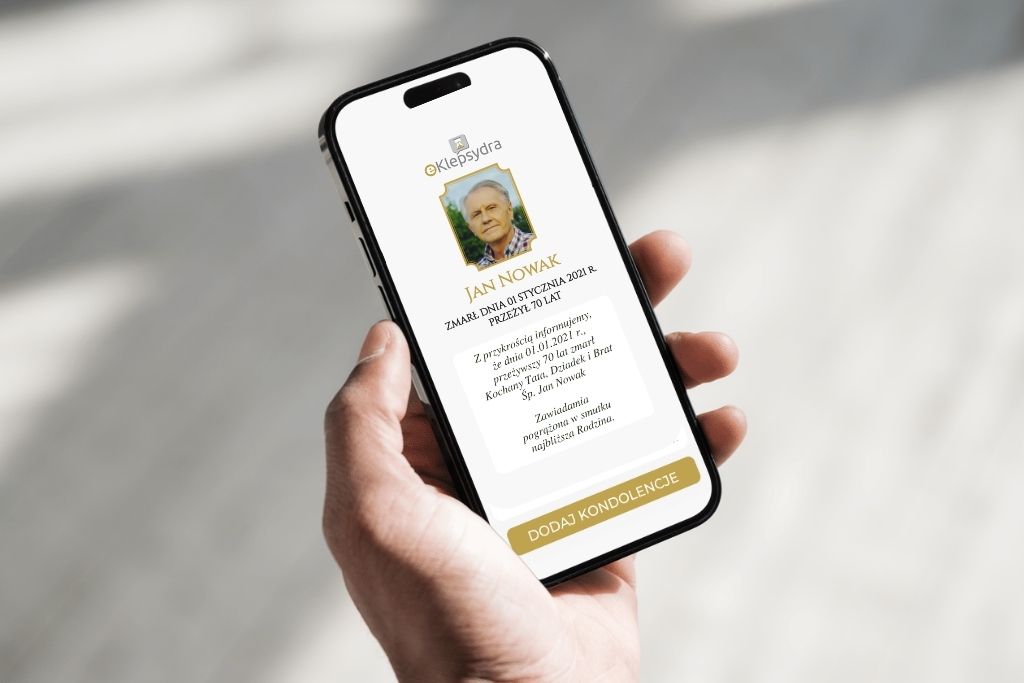 Dlaczego eKlepsydra to najlepsze rozwiązanie w przekazywaniu wiadomości o śmierci?